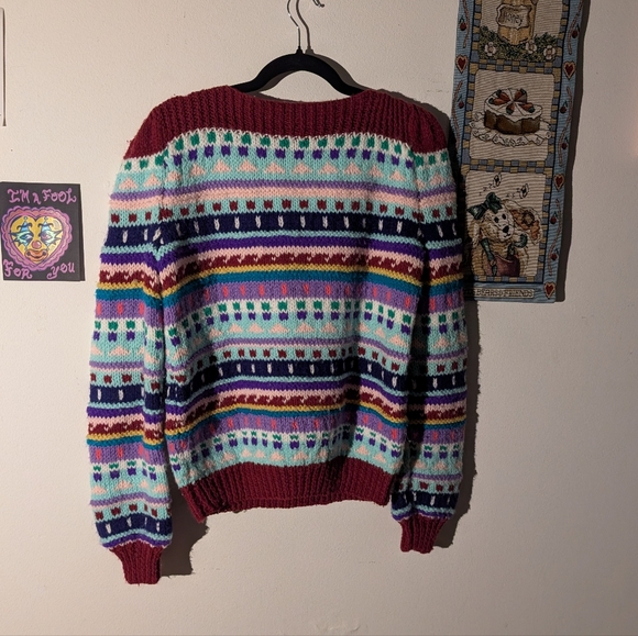 Handmade Patterned Sweater - Picture 3 of 3